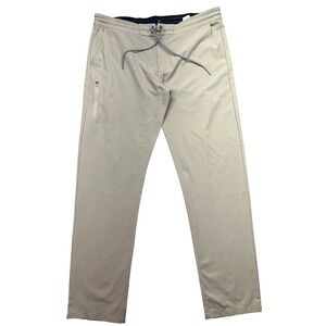 Anetik Performance Pants Lightweight Travel Hiking Drawstring‎ Sz 38 Fits 38"